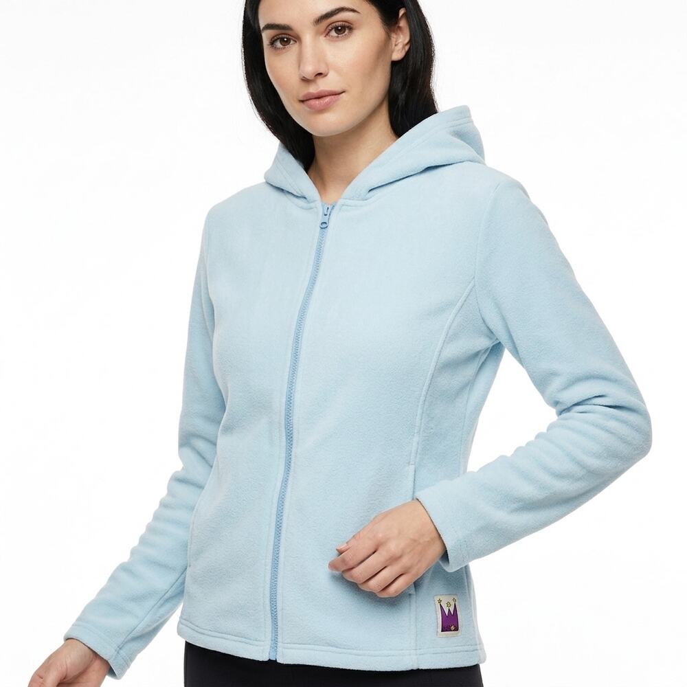 NWT Original Anthony Polyester Blend Blue Stretch Sweatshirt Women Size S
